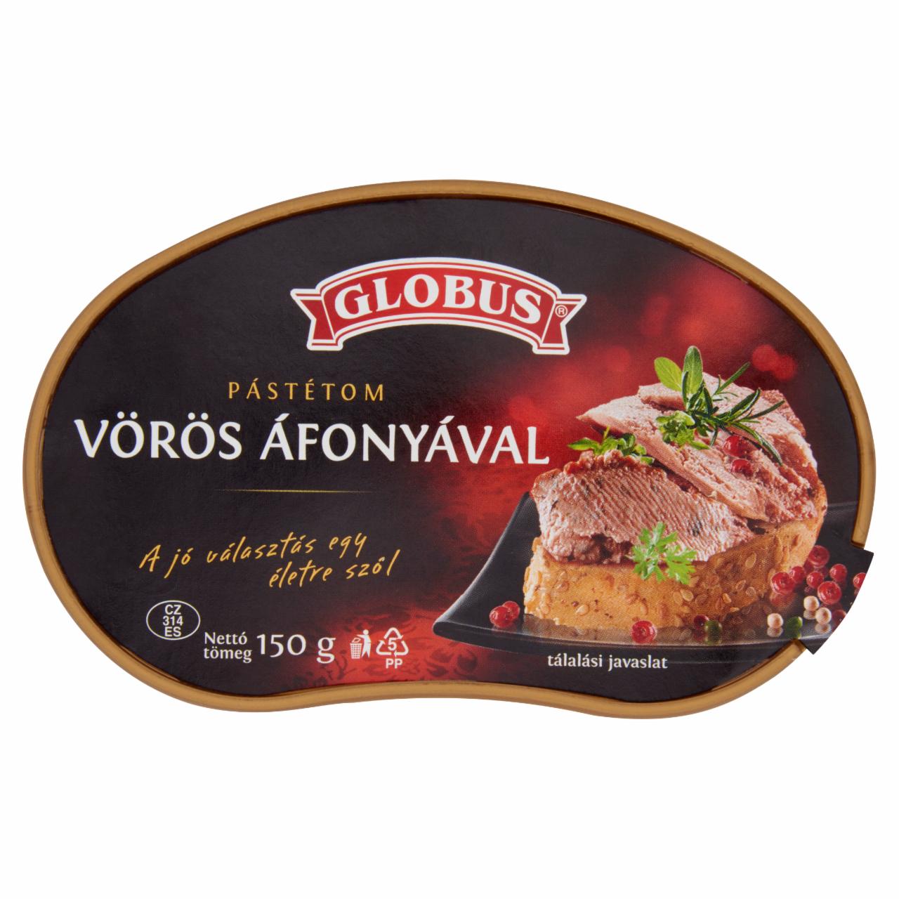 Képek - Globus pástétom vörös áfonyával 150 g