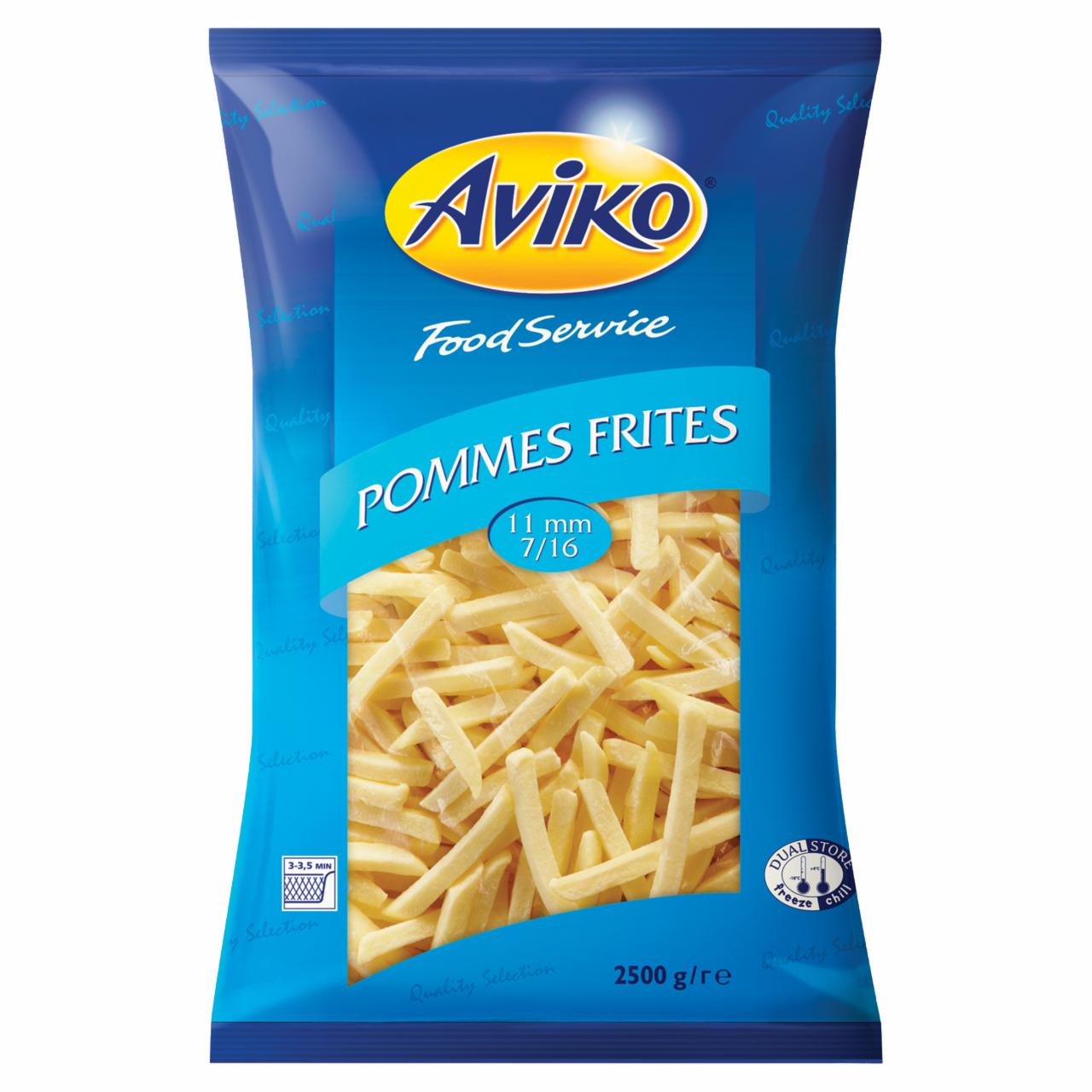 Képek - Aviko Food Service elősütött, gyorsfagyasztott hasábburgonya 11 mm 2500 g