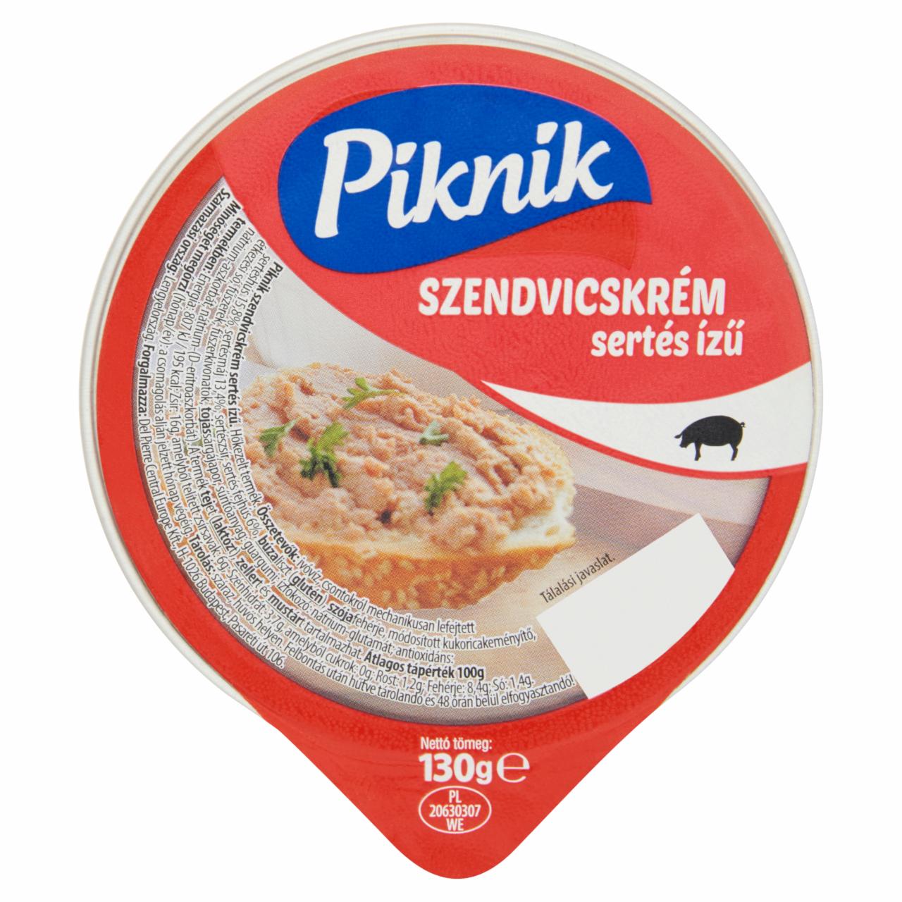 Képek - Piknik sertés ízű szendvicskrém 130 g