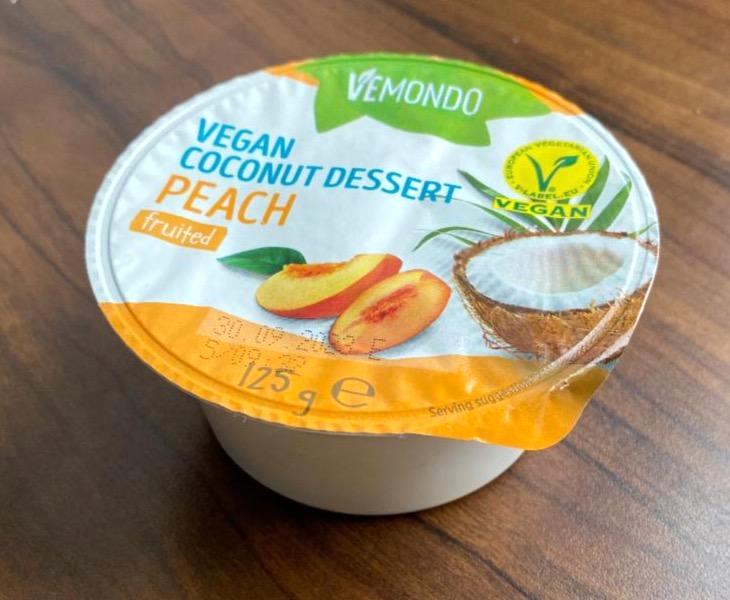 Képek - Vegan coconut dessert peach Vemondo