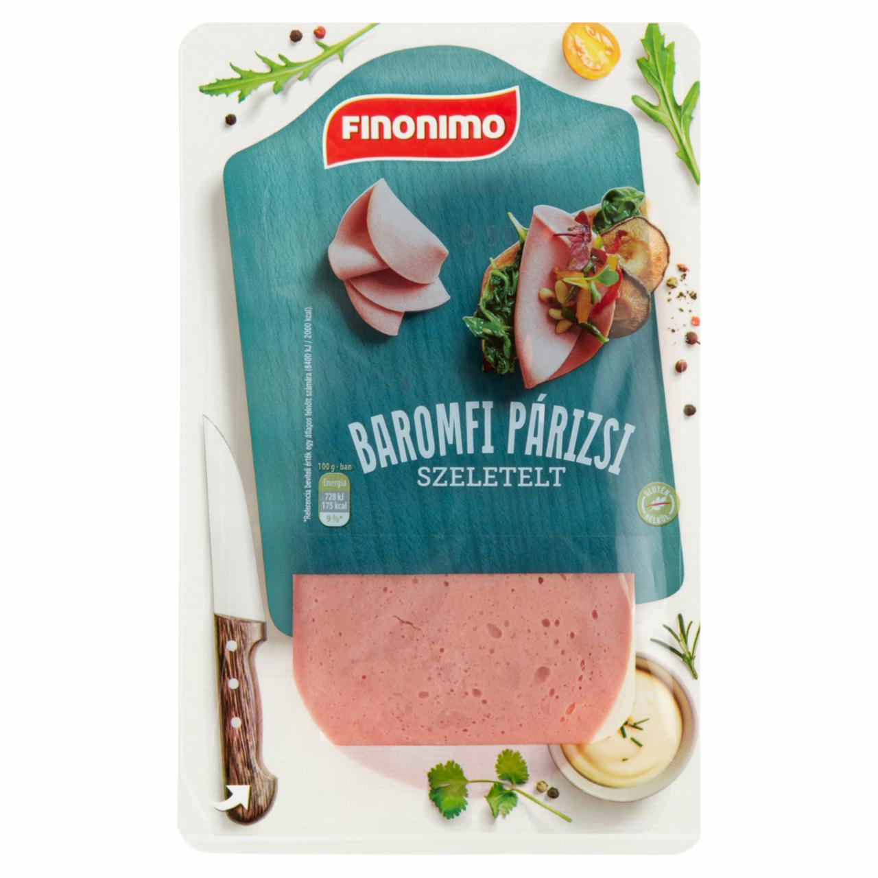 Képek - Finonimo szeletelt baromfi párizsi 75 g