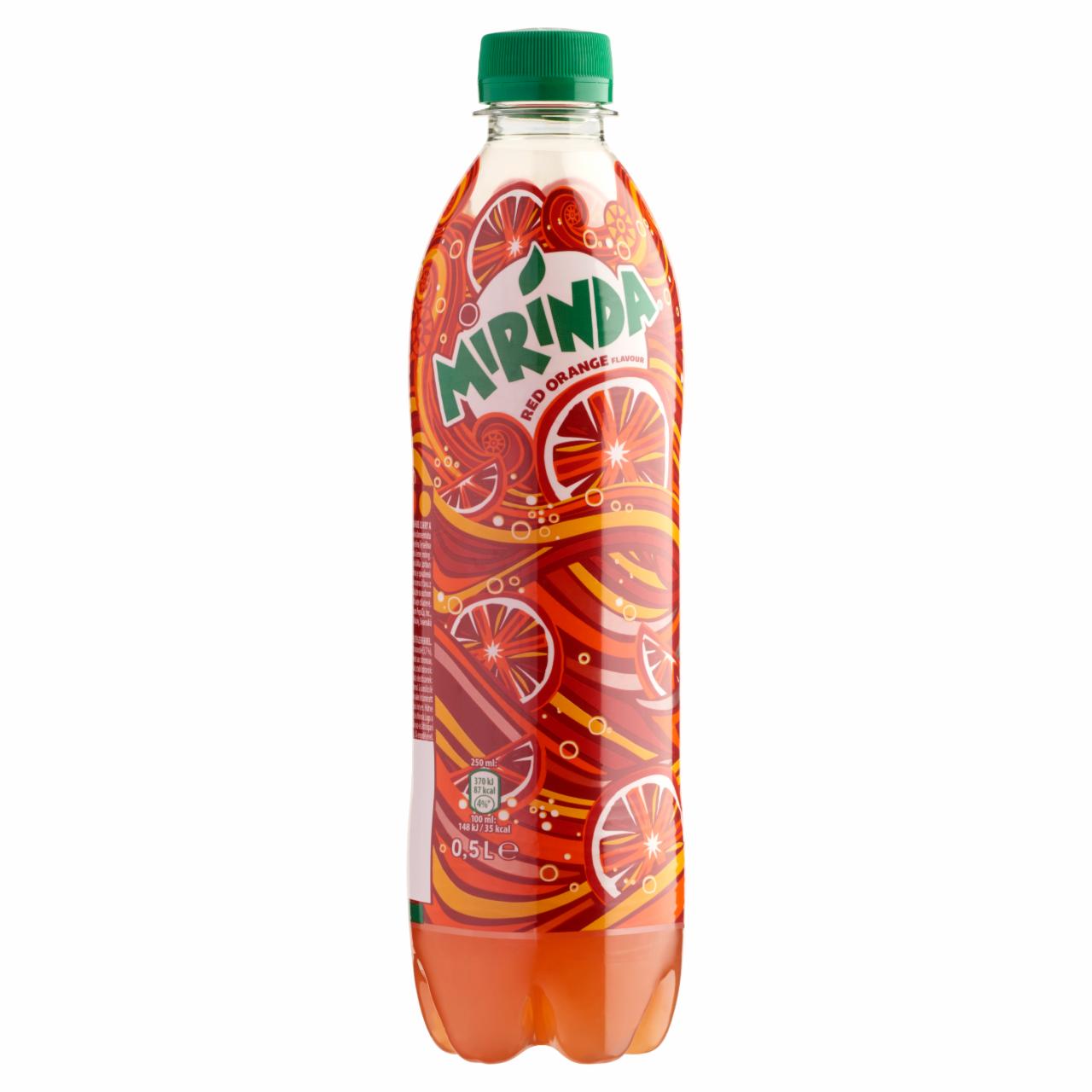 Képek - Mirinda vérnarancsízű szénsavas üdítőital cukorral és édesítőszerekkel 0,5 l