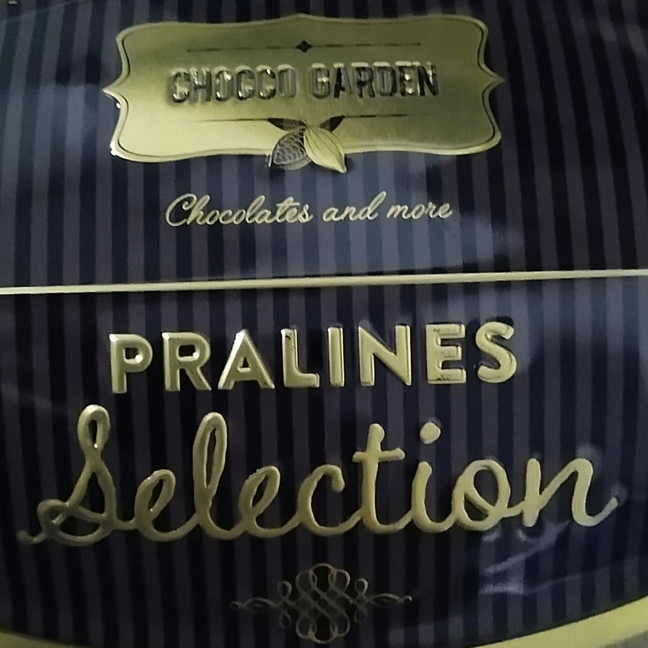 Képek - Pralines selection vegyes csokoládé desszert töltelékkel Chocco Garden