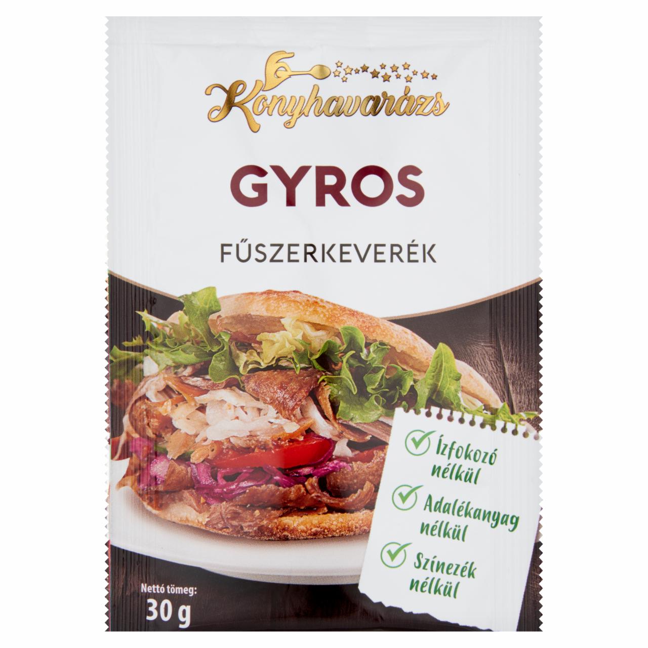 Képek - Böllér Konyhavarázs gyros fűszerkeverék 30 g