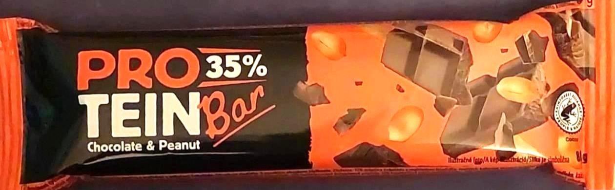 Képek - Protein bar 35% chocolate & peanut Healthy Food Supplements