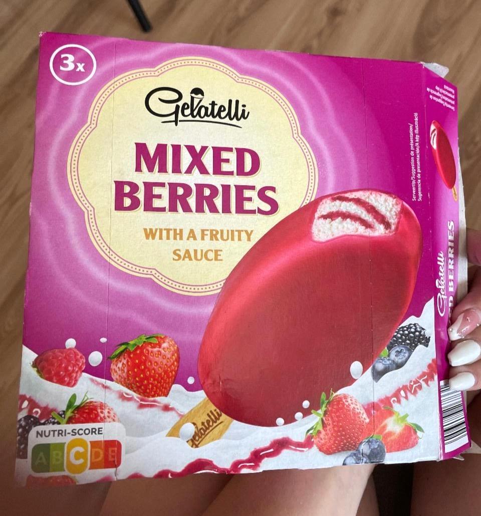 Képek - Mixed berries with a fruity sauce Gelatelli