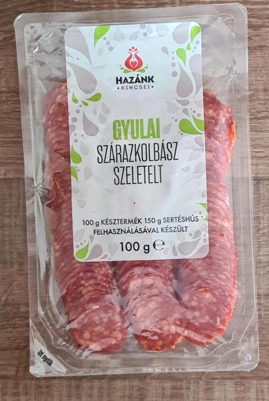 Képek - Gyulai szárazkolbász szeletelt Hazánk Kincsei