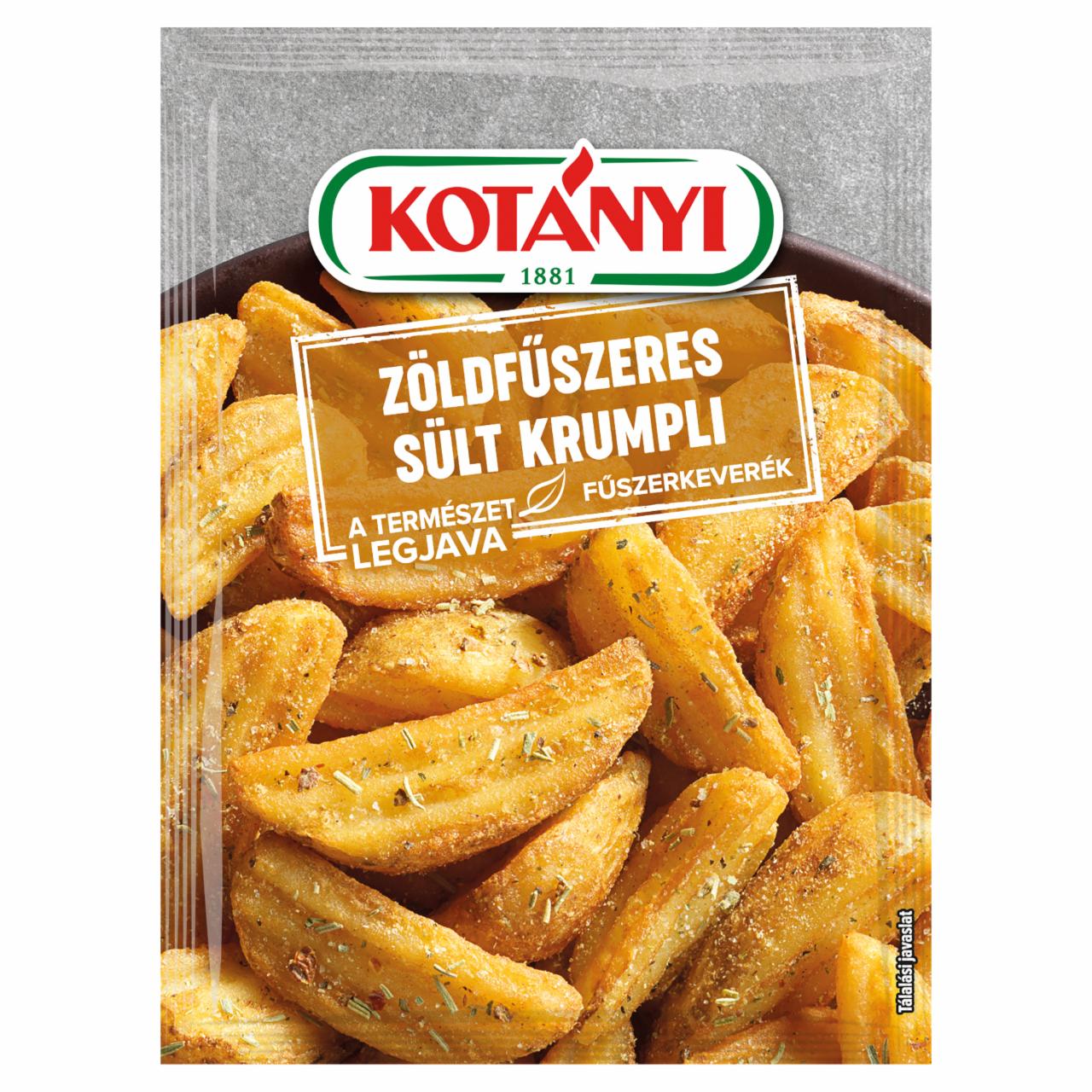 Képek - Kotányi zöldfűszeres sült krumpli fűszerkeverék 20 g