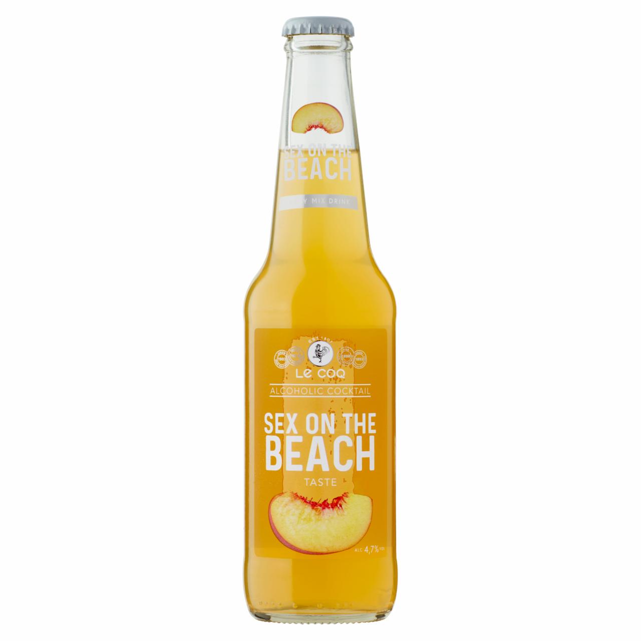 Képek - Le Coq Sex on the Beach narancs-barack-áfonya-rum ízű szénsavas alkoholos ital 4,7% 0,33 l