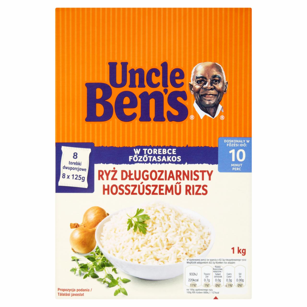 Képek - Uncle Ben's főzőtasakos hosszúszemű rizs 1 kg