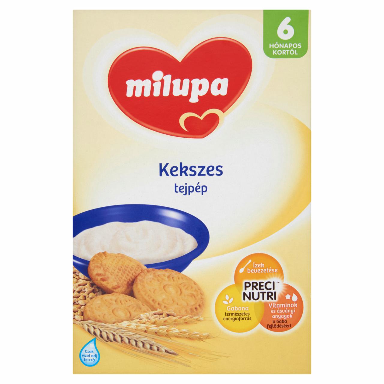 Képek - Milupa kekszes tejpép 6 hónapos kortól 250 g