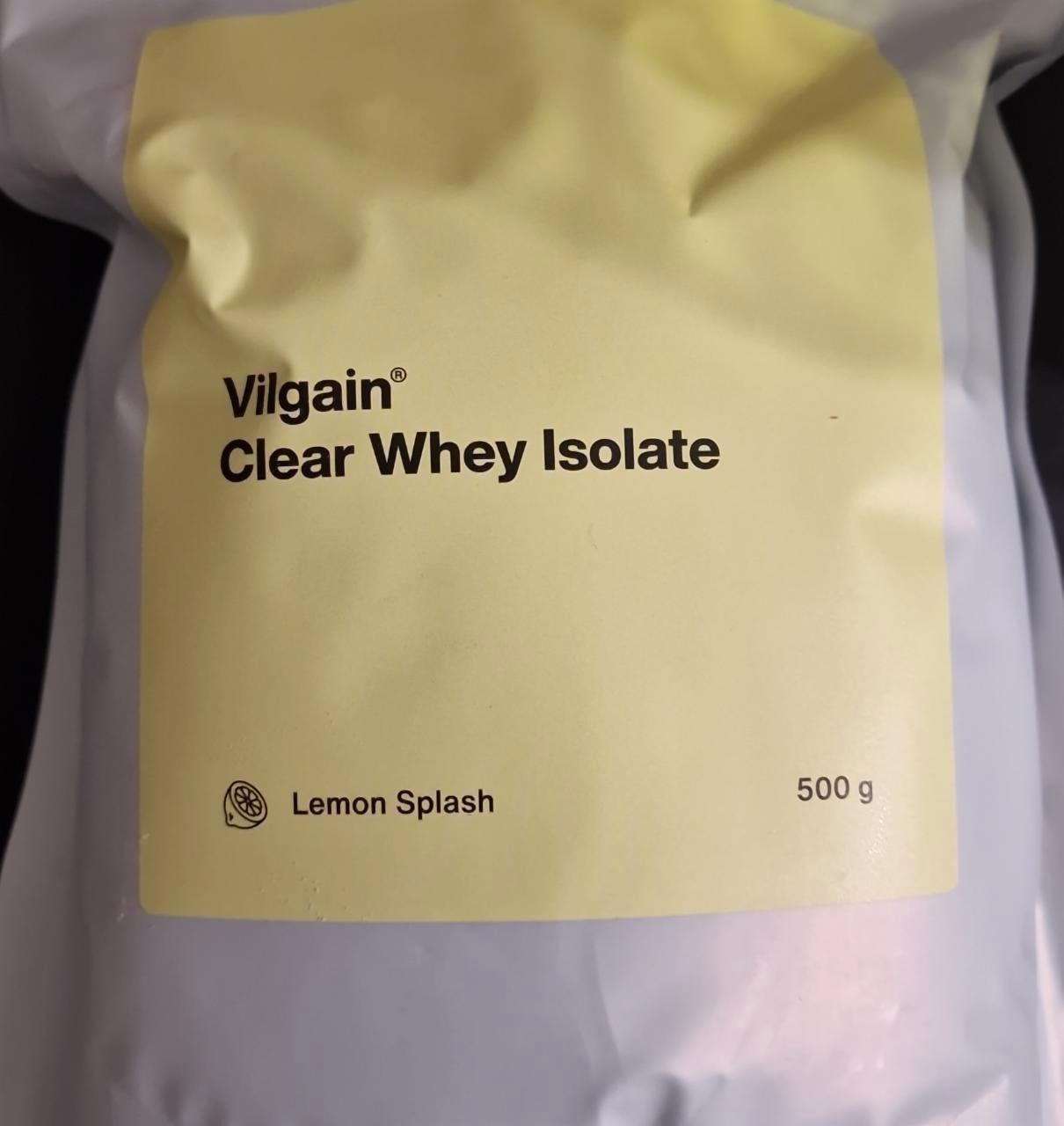 Képek - Clear whey isolate Lemon splash Vilgain