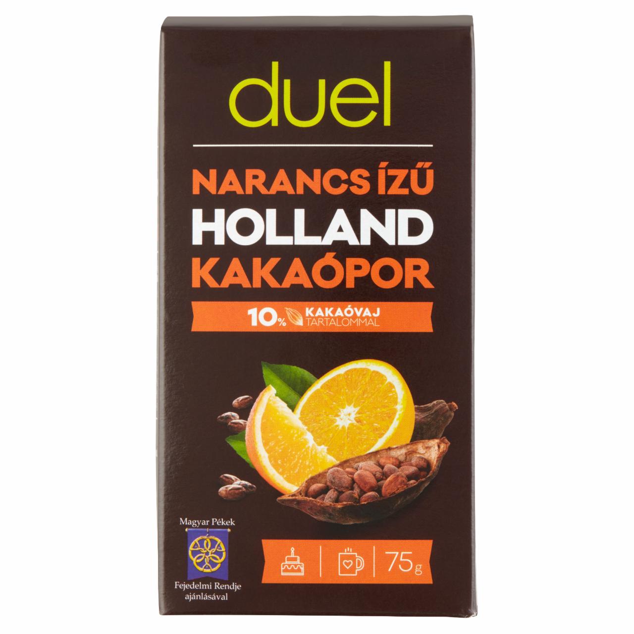 Képek - Duel narancs ízű zsírszegény holland kakaópor 75 g