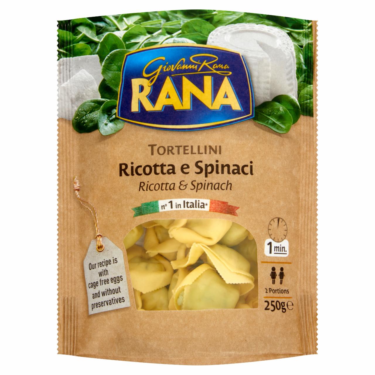 Képek - Giovanni Rana Tortellini tojásos friss tészta ricottás-spenótos töltelékkel 250 g