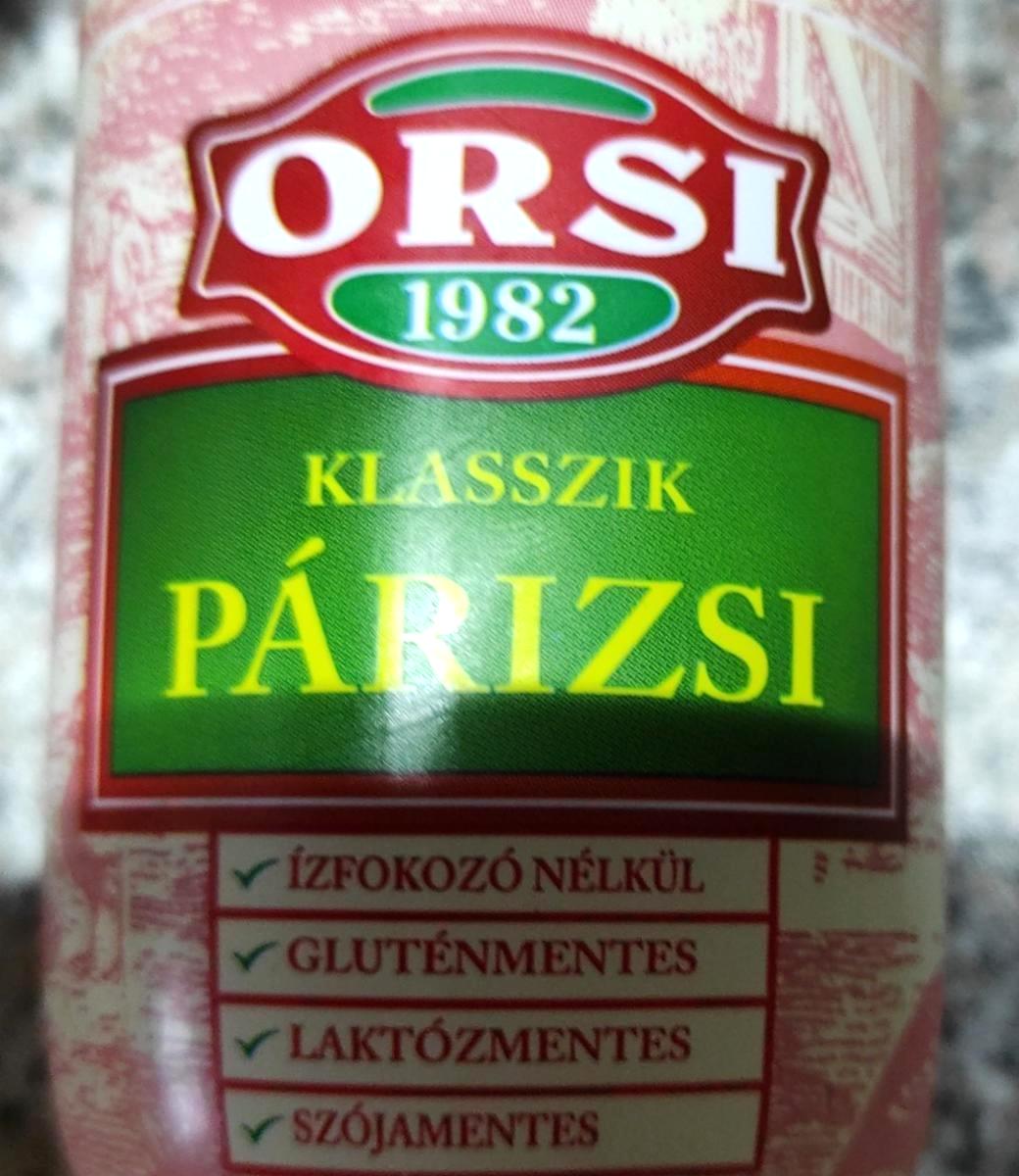 Képek - Klasszik párizsi Orsi