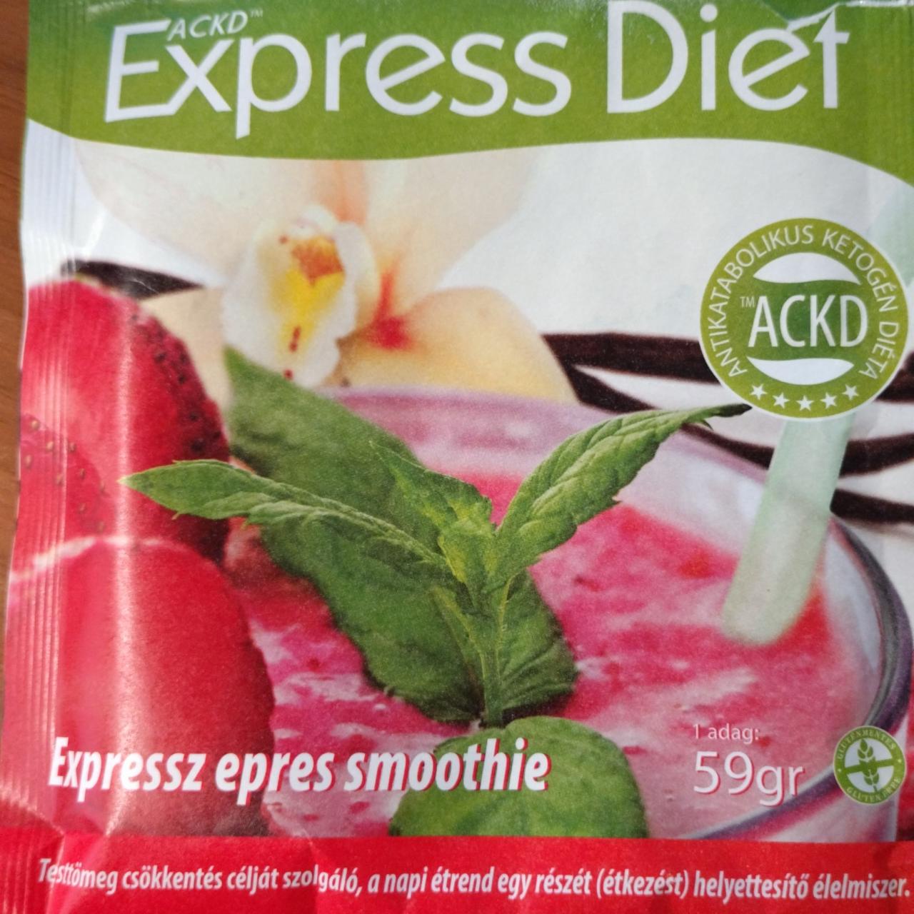 Képek - Expressz epres smoothie Express Diet ACKD