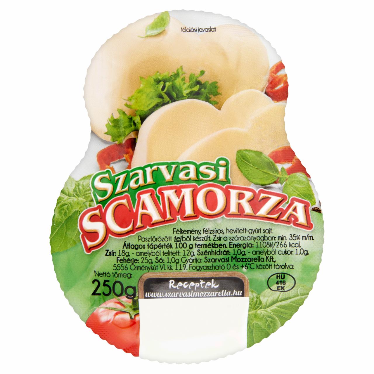 Képek - Szarvasi Scamorza félkemény, félzsíros sajt 250 g