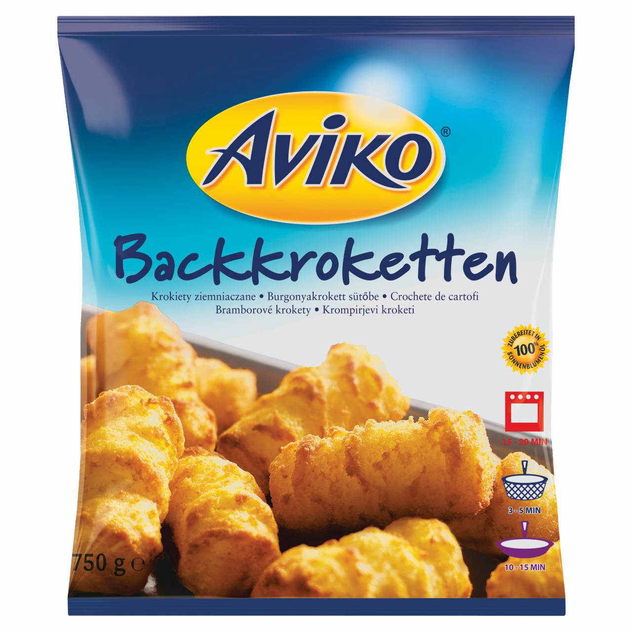 Képek - Aviko elősütött, gyorsfagyasztott burgonyakrokett sütőbe 750 g