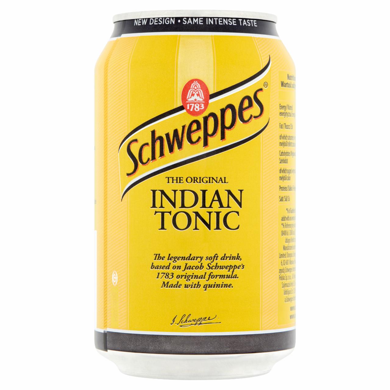 Képek - Schweppes Indian Tonic szénsavas üdítőital 330 ml