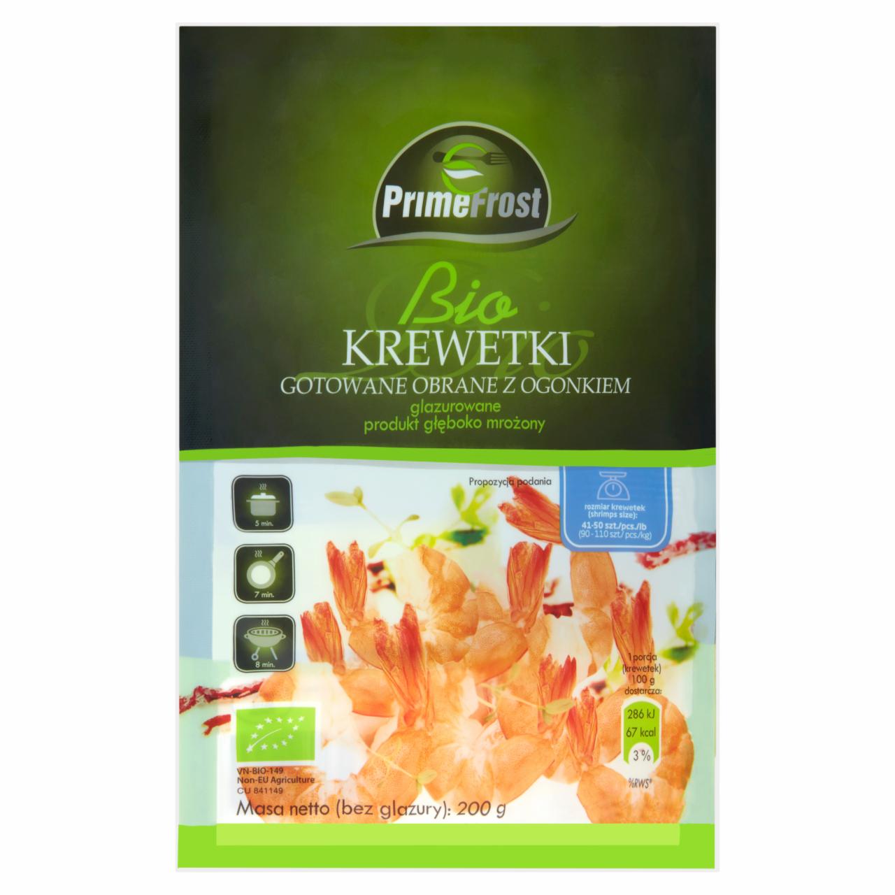 Képek - PrimeFrost BIO gyorsfagyasztott, főtt garnélarák 200 g