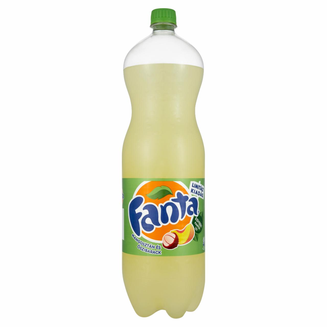 Képek - Fanta mangosztán és őszibarack ízű szénsavas üdítőital 2 l