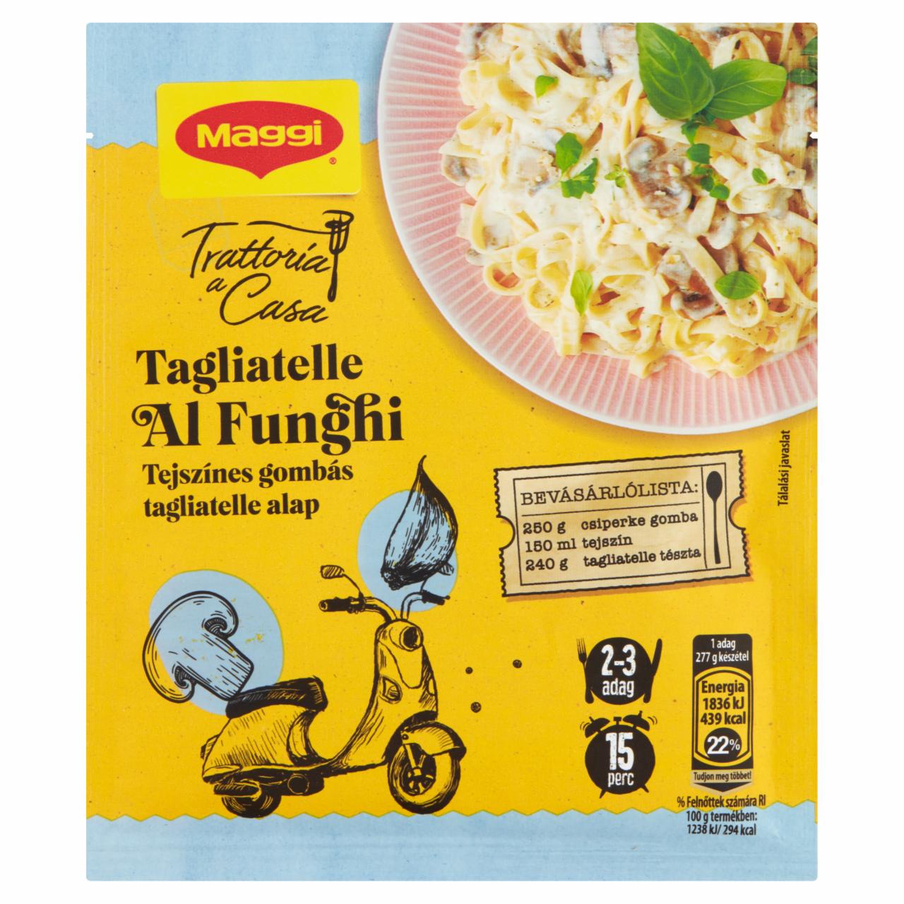 Képek - Maggi Trattoria a Casa Tejszínes gombás tagliatelle alap 32 g