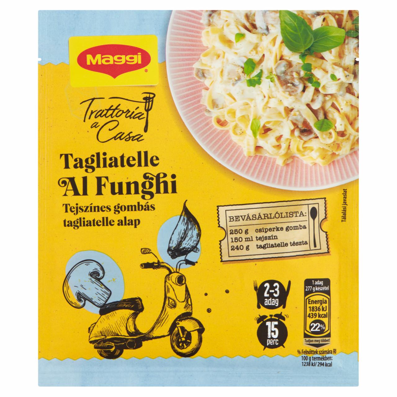 Képek - Maggi Trattoria a Casa Tejszínes gombás tagliatelle alap 32 g