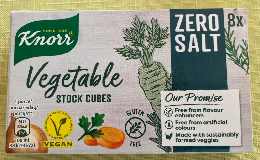 Képek - Vegetable stock cubes zero salt Knorr