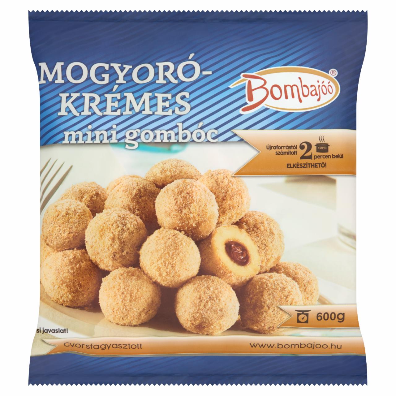 Képek - Bombajóó gyorsfagyasztott mogyorókrémes mini gombóc 600 g