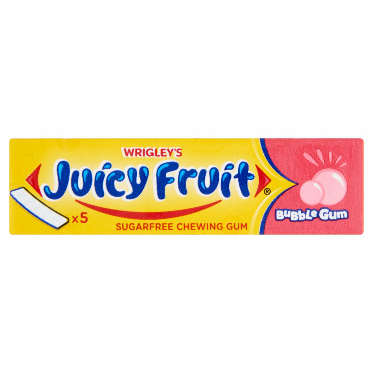 Képek - Juicy Fruit gyümölcsízű rágógumi 5 db 13 g