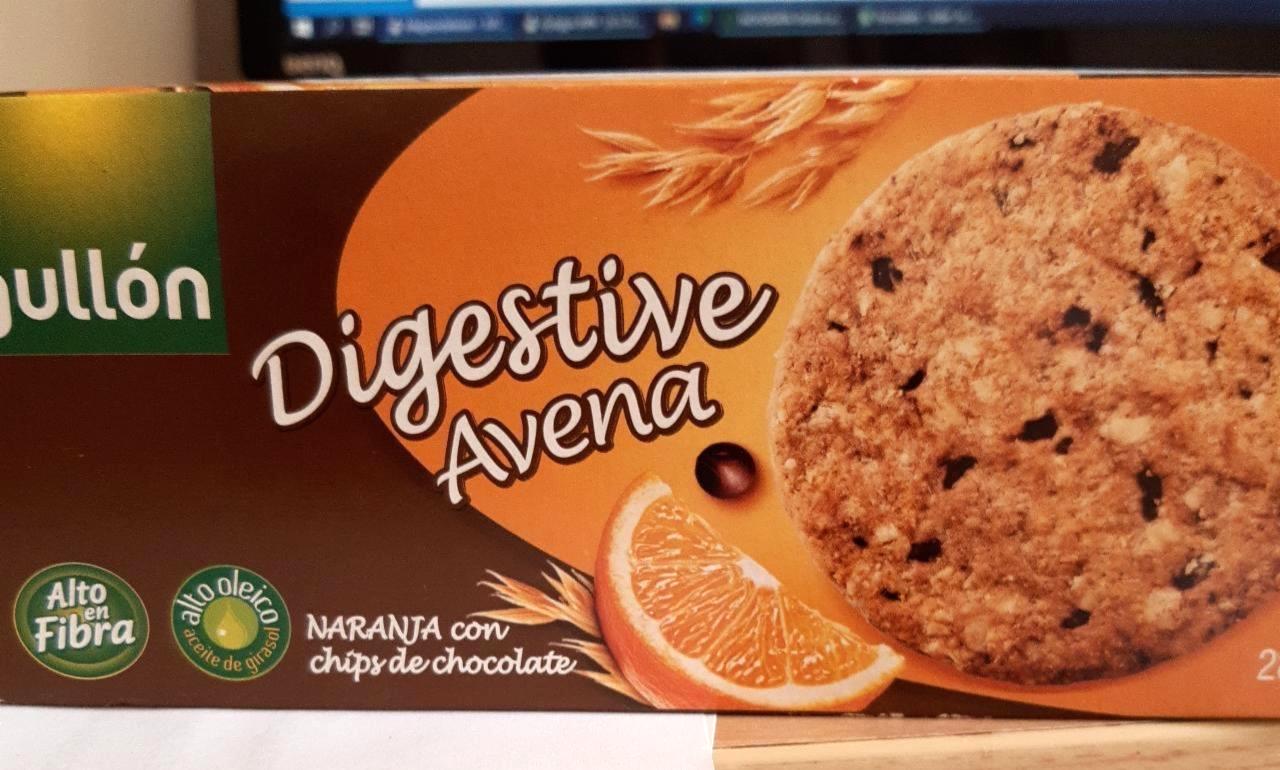 Képek - Narancsos-csokis keksz Digestive Avena Gullón