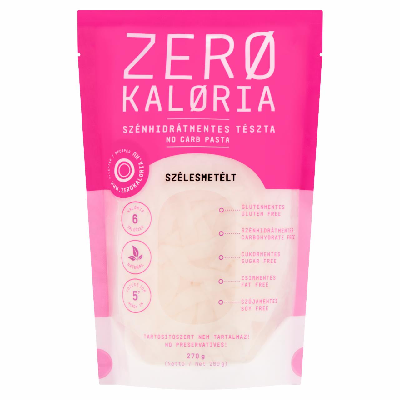 Képek - Zerokaloria szélesmetélt szénhidrátmentes tészta 270 g