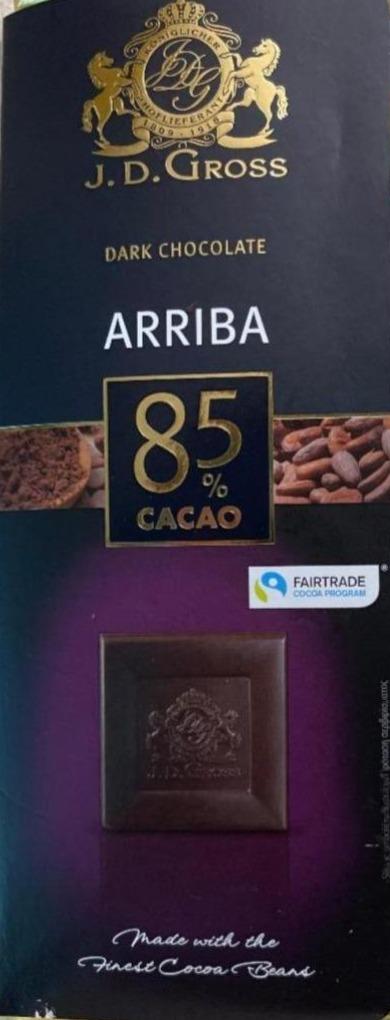 Képek - Arriba 85% cacao J.D.Gross