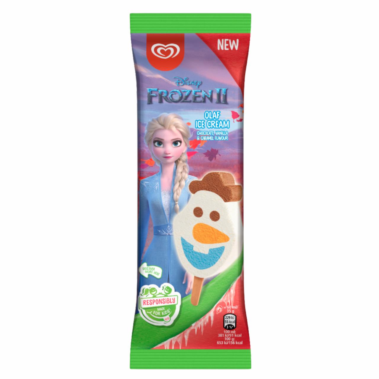 Képek - Algida Frozen Olaf Hóember Vanília-Kakaó-Karamell ízű