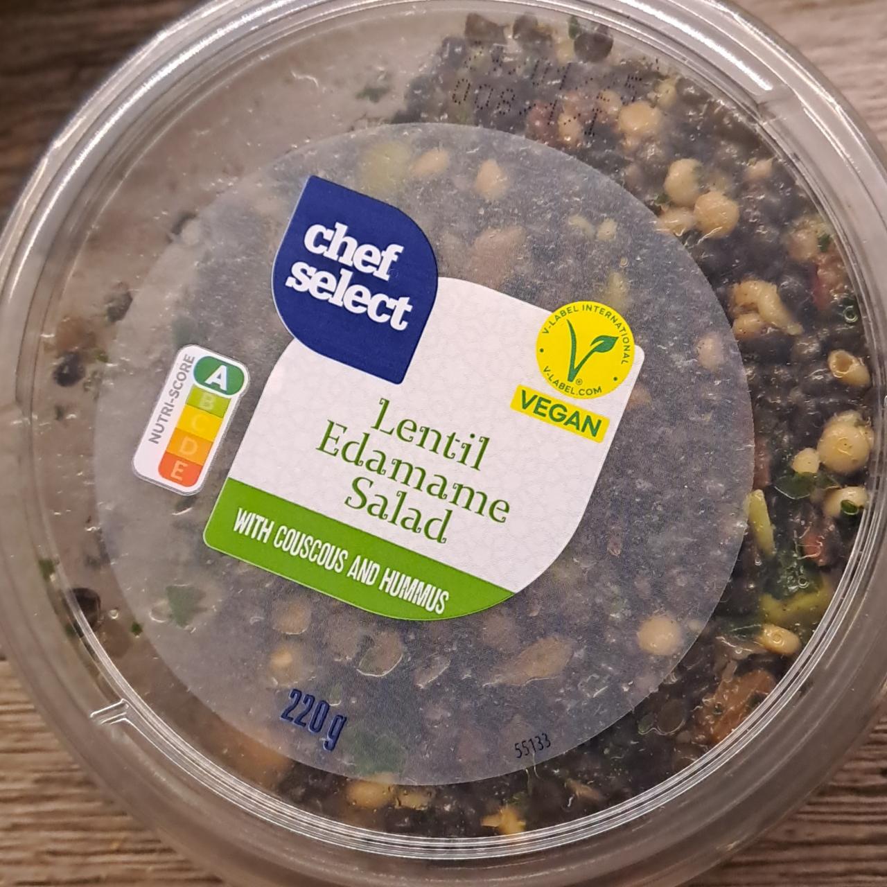 Képek - Lentil edamame salad with couscous and hummus Chef Select