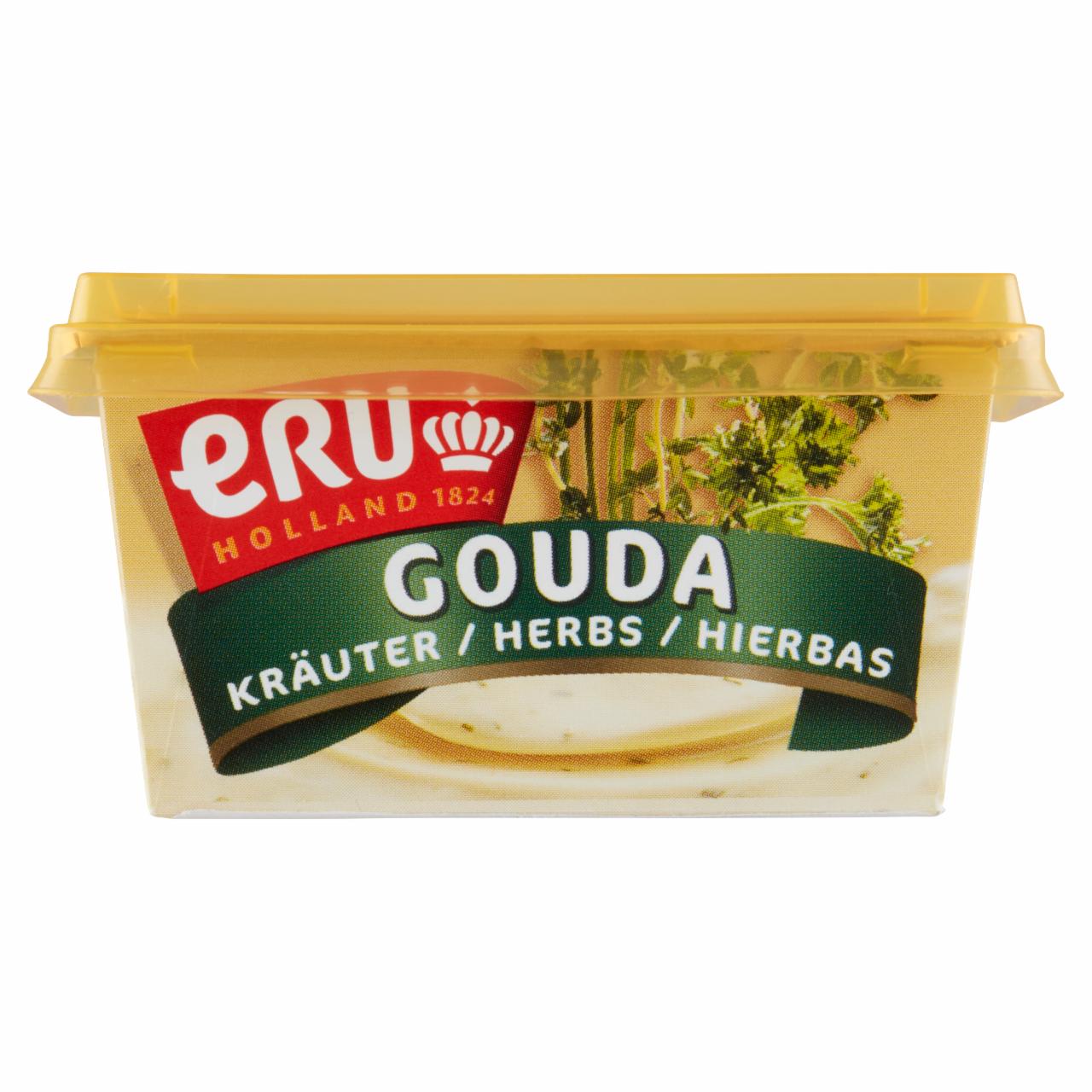 Képek - ERU Gouda Herbs zöldfűszeres kenhető zsíros ömlesztett sajtkrém 100 g