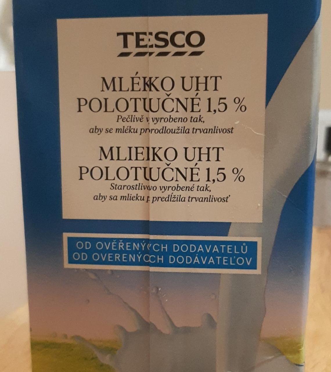 Képek - Mléko UHT polotučné 1,5% Tesco