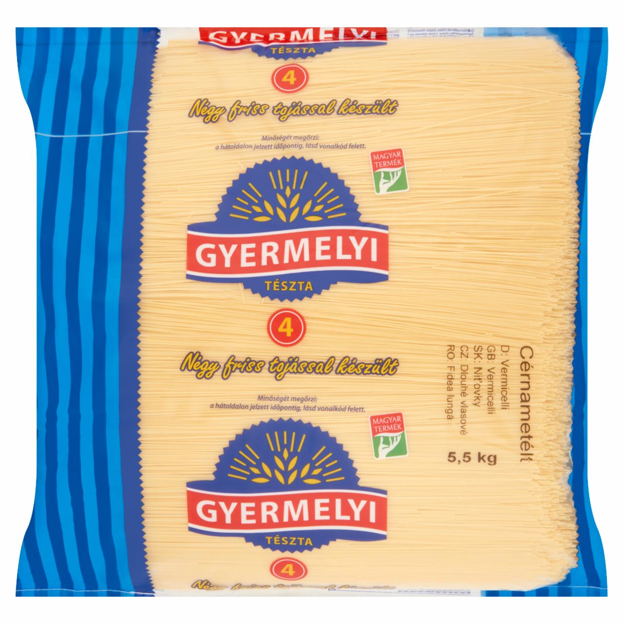 Képek - Gyermelyi ömlesztett 4 tojásos cérnametélt 2 x 5,5 kg