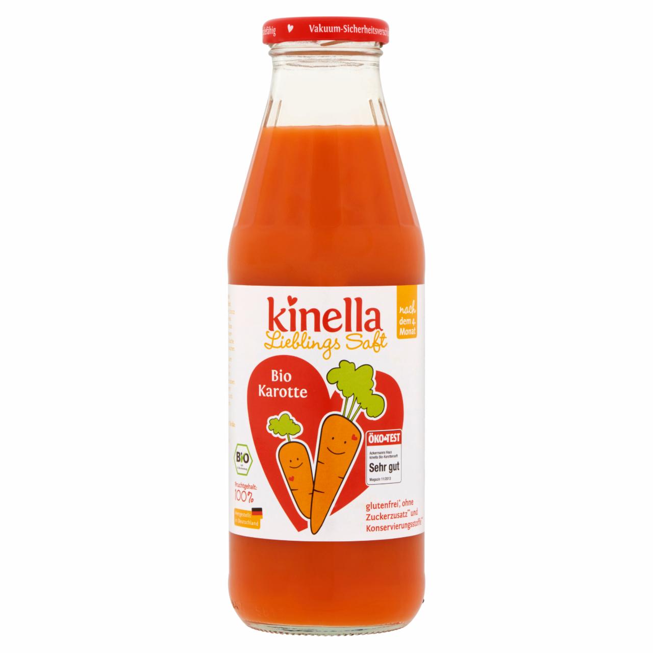 Képek - Kinella Bio sárgarépa juice 4hó 500 ml
