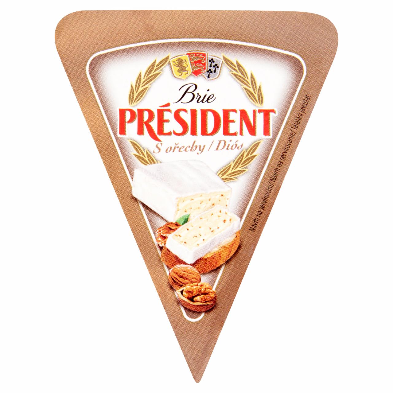 Képek - Président Brie diós, zsírdús sajt 125 g