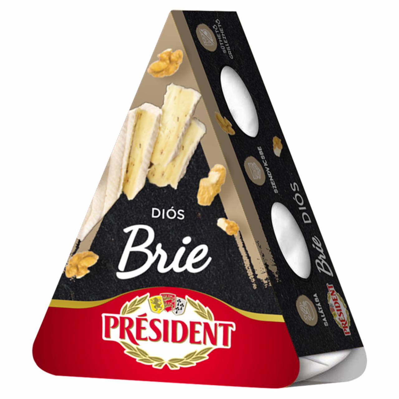 Képek - Président Brie diós, zsírdús sajt 125 g