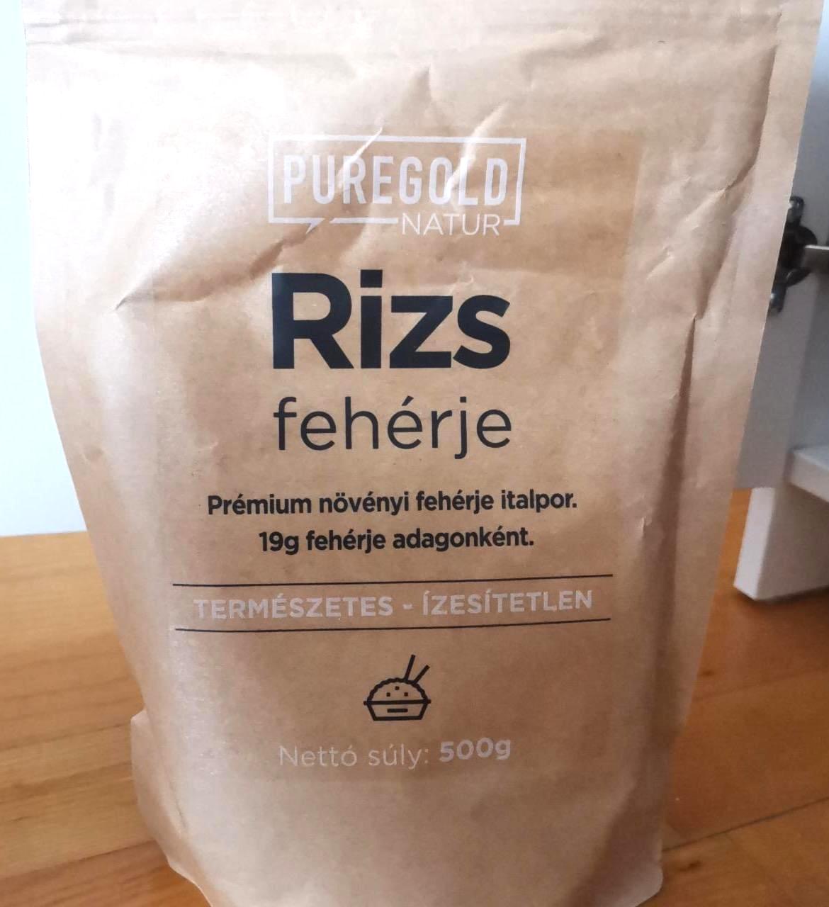 Képek - Rizs fehérje Pure Gold Natur