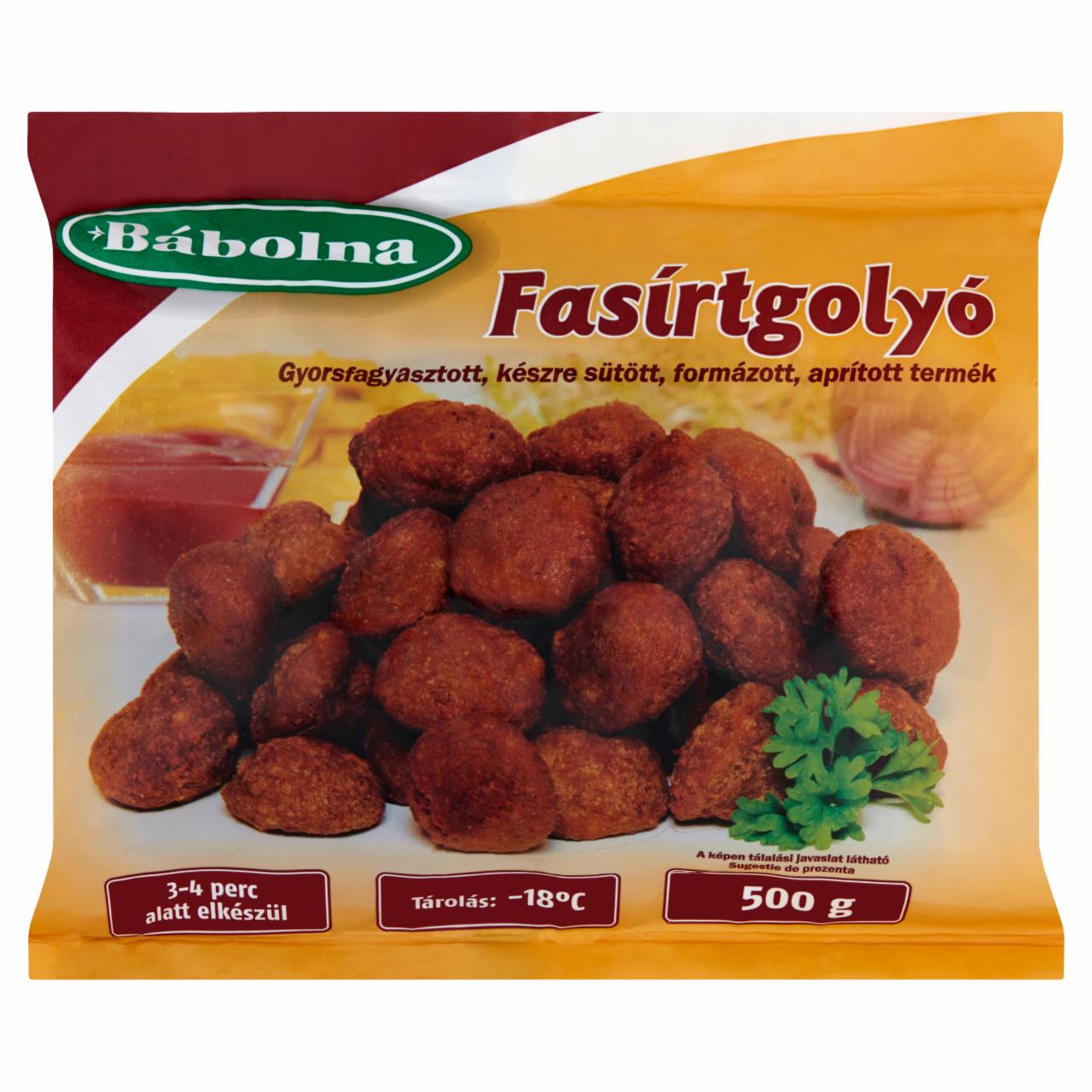 Képek - Bábolna gyorsfagyasztott, készre sütött fasírtgolyó 500 g