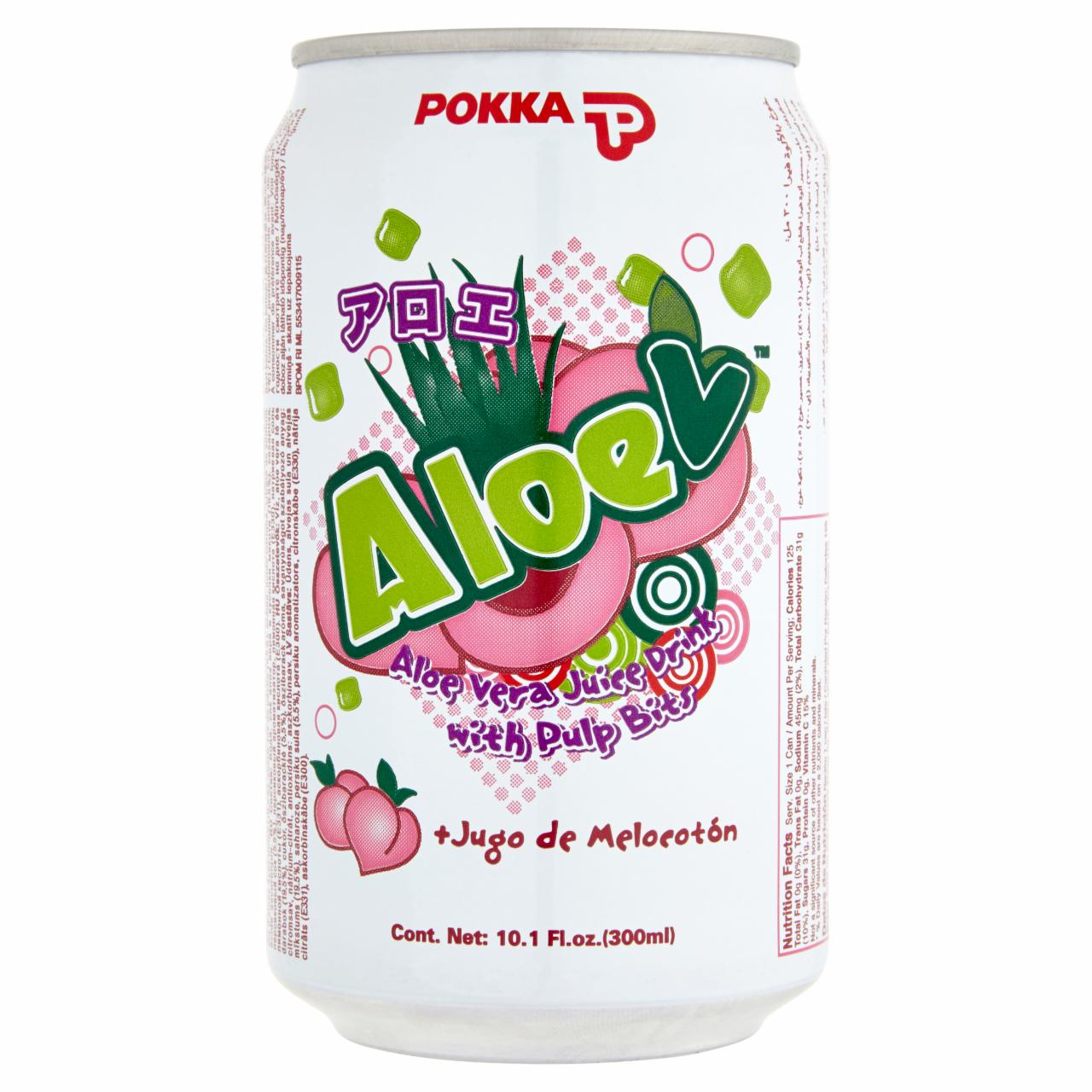 Képek - Pokka AloeV aloe vera őszibarack üdítőital 300 ml