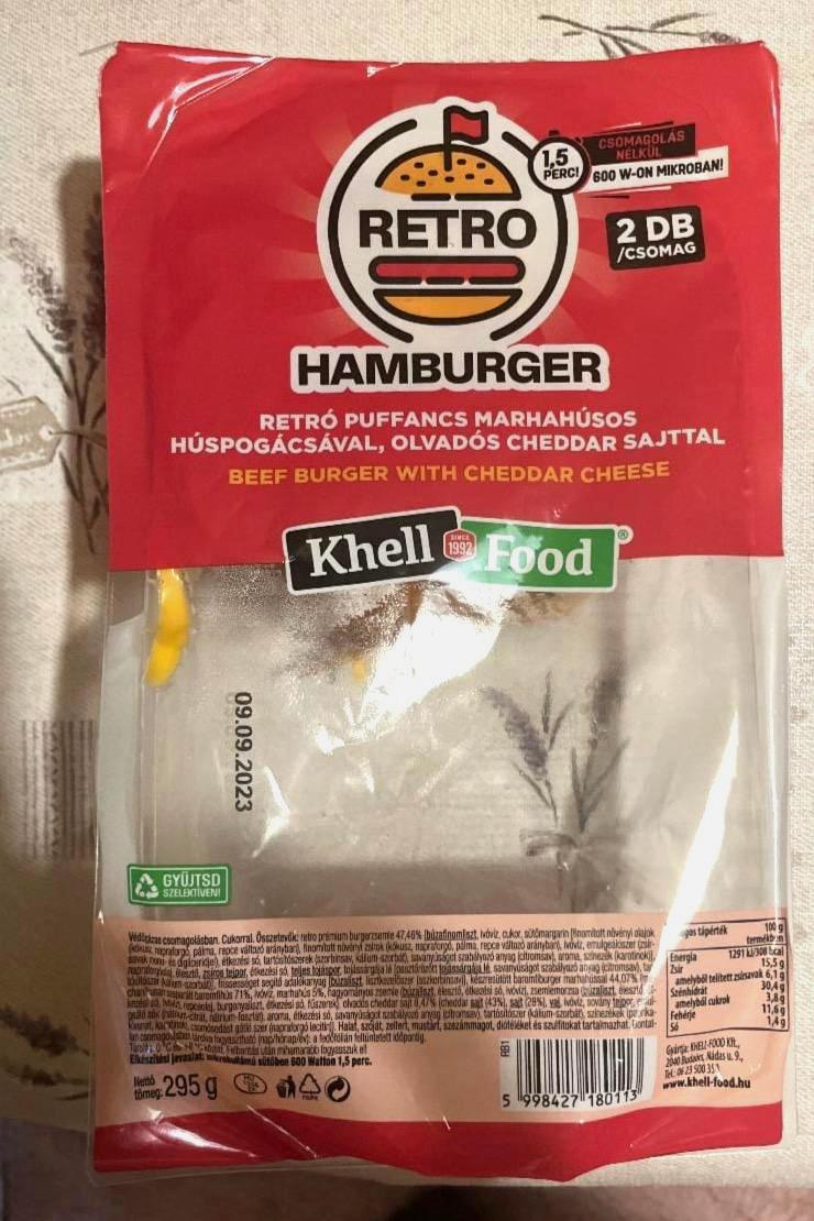 Képek - Retro Hamburger Khell Food