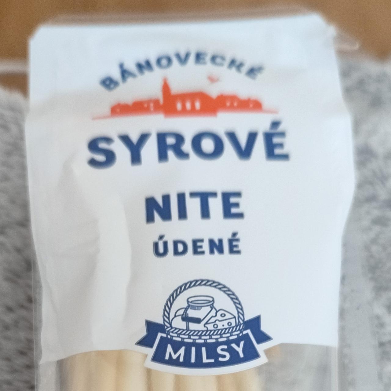 Képek - Syrové nite údené Milsy