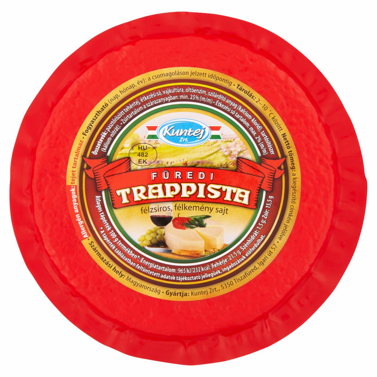 Képek - Kuntej füredi trappista sajt