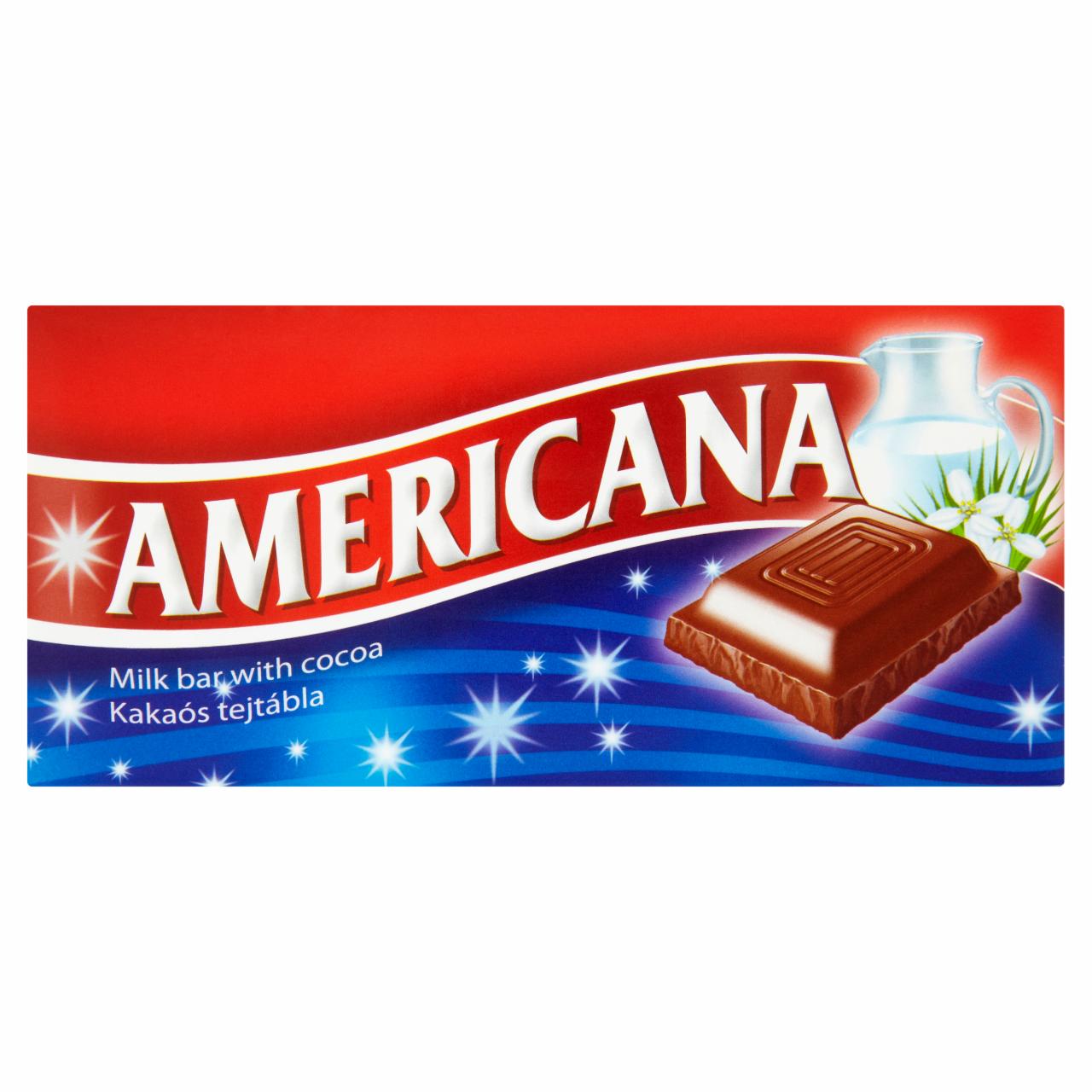 Képek - Americana kakaós tejtábla 100 g