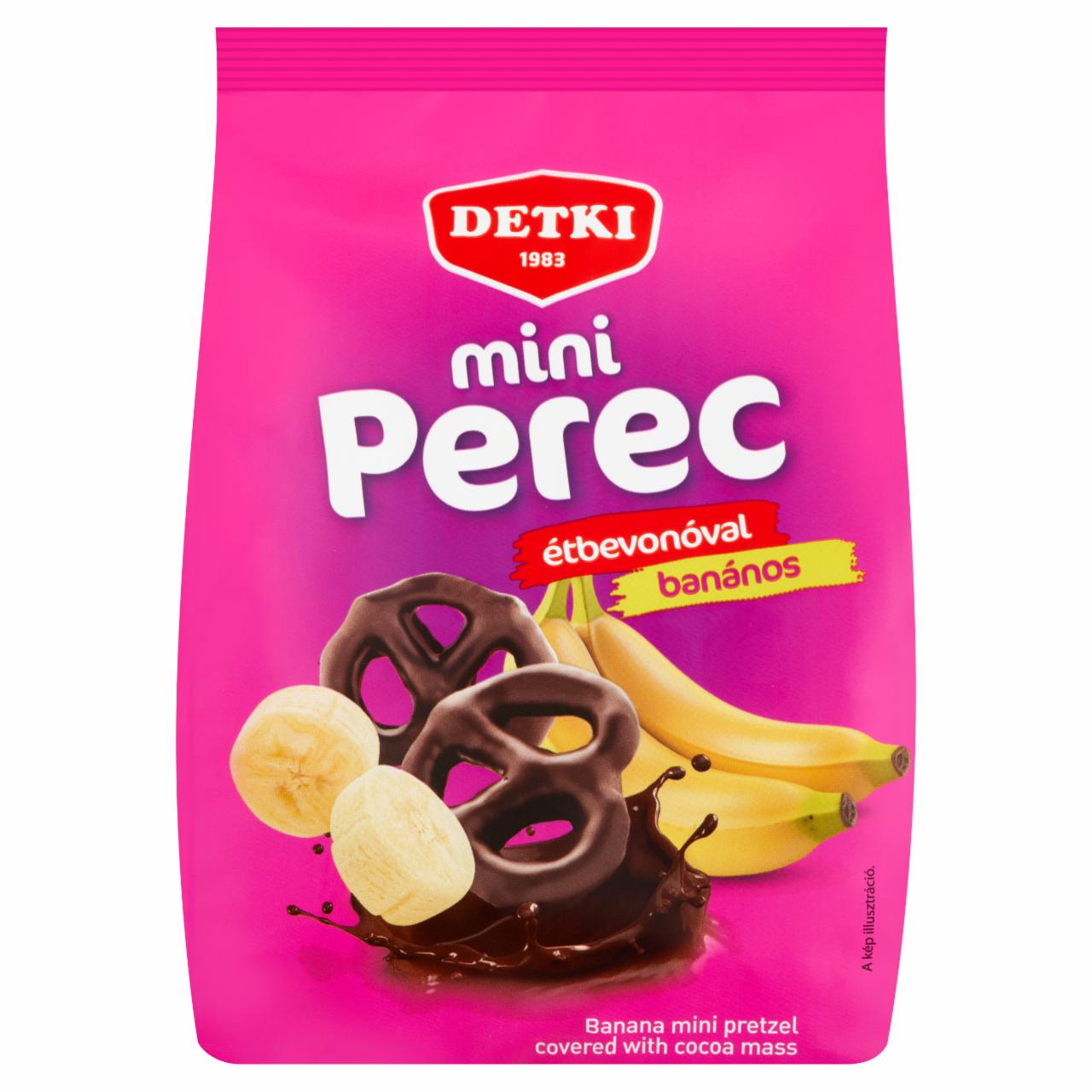 Képek - Detki mini banános perec étbevonóval 160 g