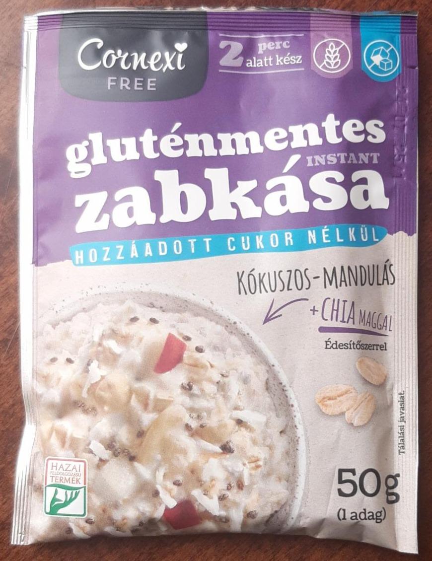 Képek - Gluténmentes instant zabkása Kókuszos-Mandulás-Chia maggal Cornexi free